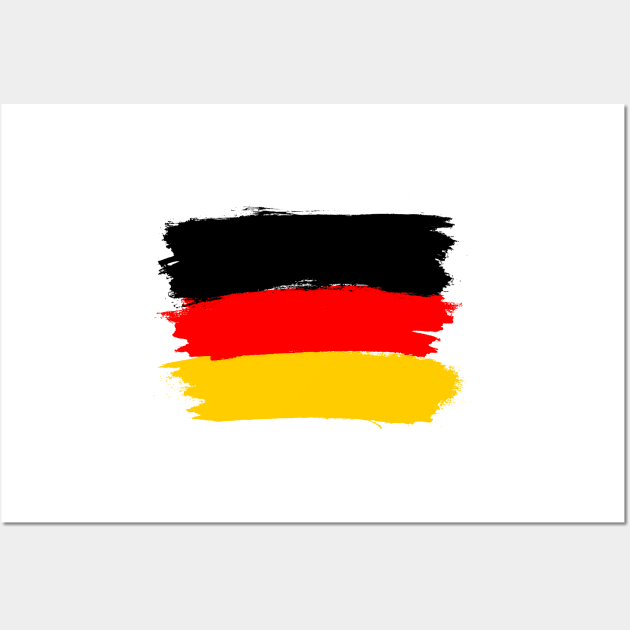 Germany Flag Wall Art by Islanr